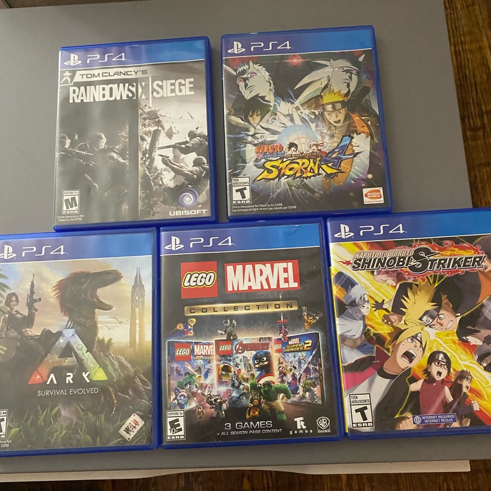 5 PS 4 Games